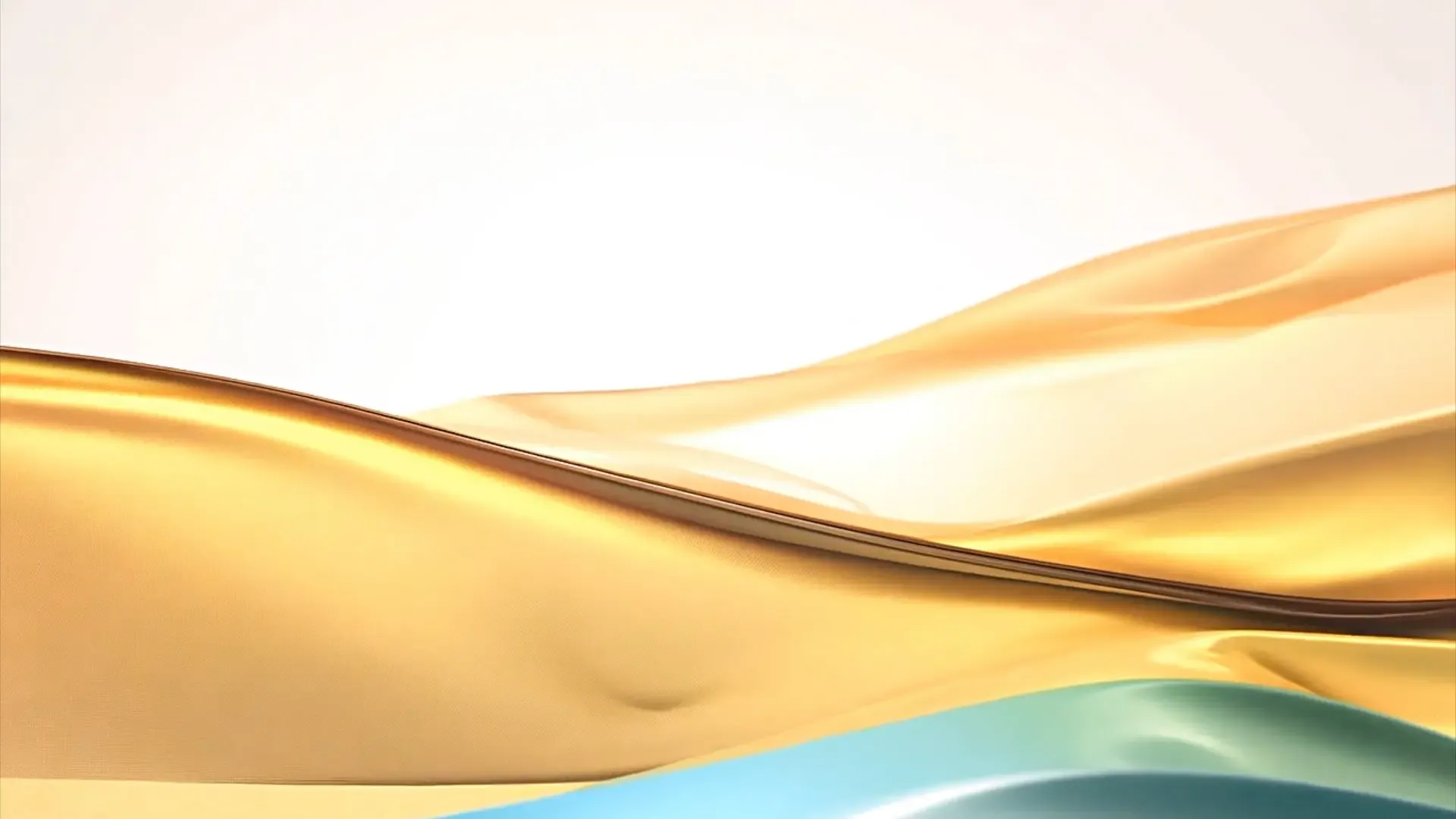 Golden Fabric Waves Background Video for Luxury Branding and Titles